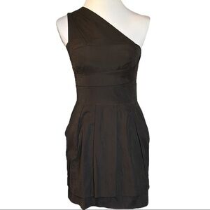 ⚫️ BCBGeneration one shoulder black dress